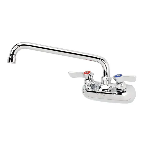 Krowne 10-410L Silver Series 4" Center Wall-Mount Faucet With 10" Swing Spout 1