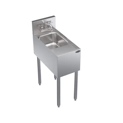 Krowne Kr24-1C Compact 12" X 24" Underbar Hand Sink For Tight Spaces 1