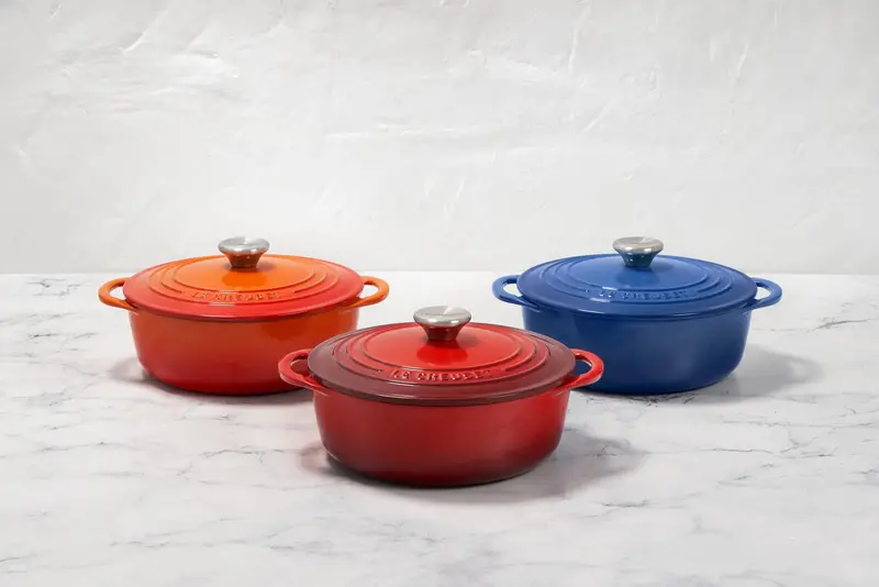 Le Creuset Enameled Cast Iron Shallow Round French Oven 1