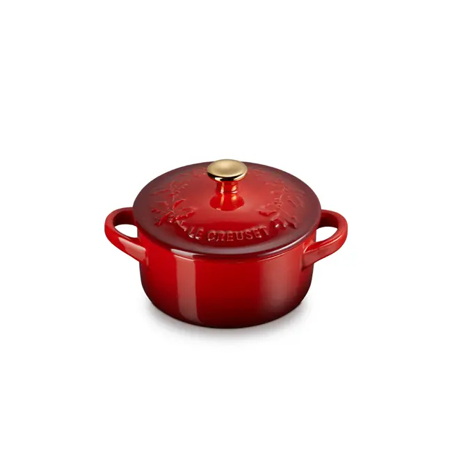 Le Creuset Holly Holiday Mini Cocottes 2
