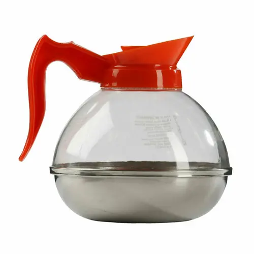 Libertyware Cpot-D 64-Ounce Decaf Coffee Decanter With Ergonomic Orange Handle 1