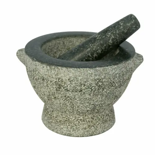 Libertyware Gmp6 Solid Granite Mortar And Pestle – 6-Inch Size 1
