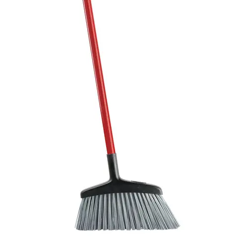 Libman Commercial 1102 Fiberforce Outdoor Angle Broom – 15-Inch Rough-Surface, 55-Inch Steel Handle 1
