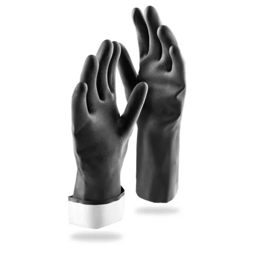 Libman Commercial 1244 Industrial-Grade Rubber Gloves (Pair) 1