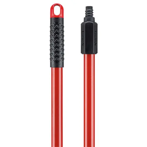 Libman Commercial Broom Handle – 60" Reinforced Red Steel Shaft 1