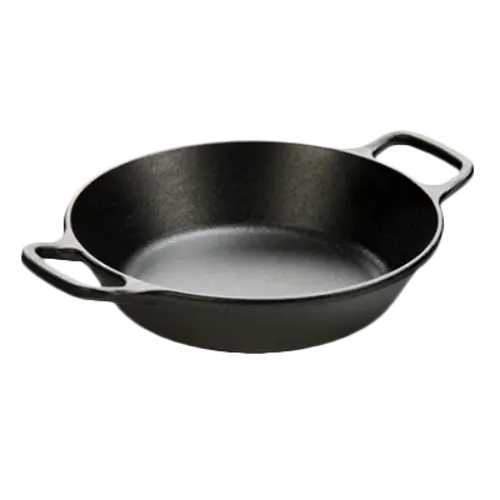 Lodge 8-Inch Cast Iron Dual-Handle Cooking Pan 1