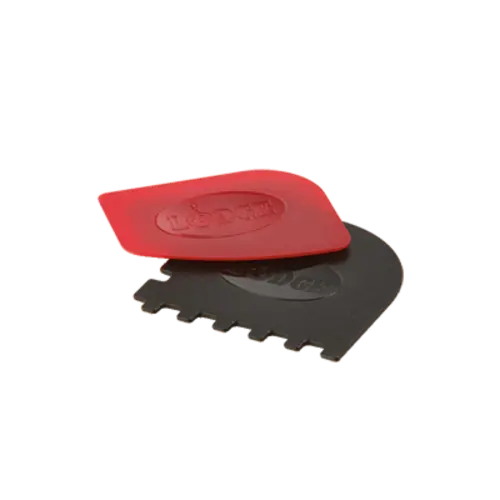 Lodge Dual-Piece Cast Iron And Grill Scraper Set 1