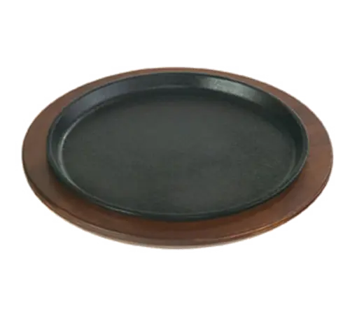 Lodge U7Rp 11.25-Inch Round Walnut-Stained Wooden Underliner 1