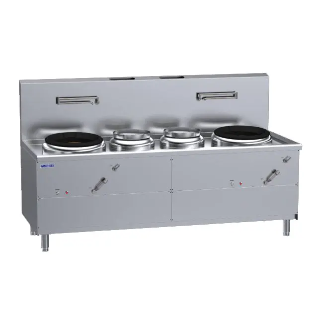 Luus Wv-1A2P1A Fo San Wok – Dual Air-Blast Burners With Two Center Pots, Natural Gas 1