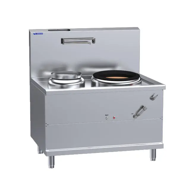 Luus Wv-1P1A Fo San Wok With Left-Hand Side Pot And Single Air-Blast Burner 1