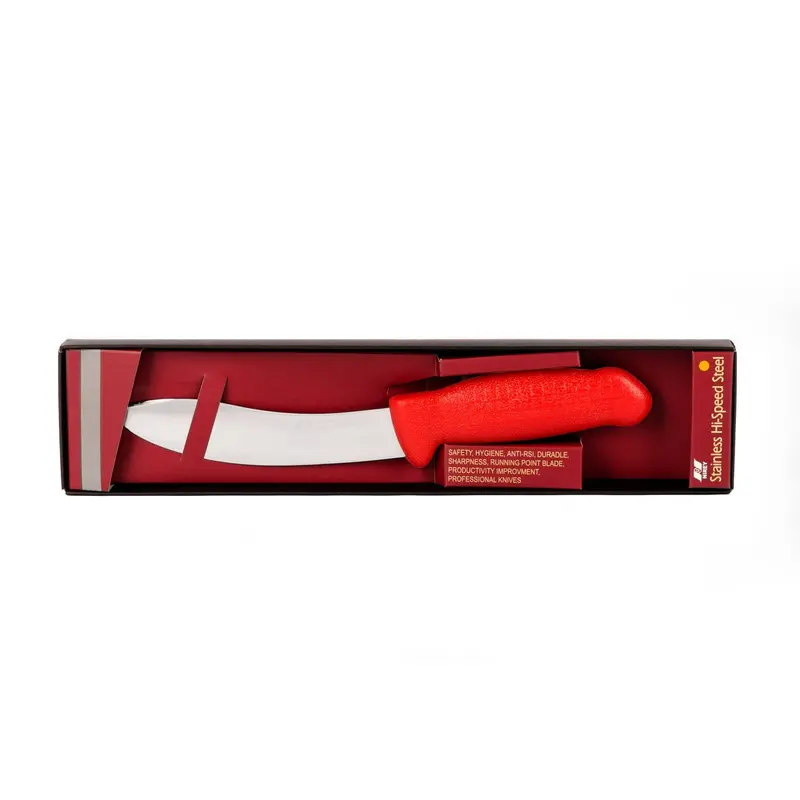 Master Grade Hm-01-15 6-Inch Butcher Skinning Knife – Red Handle, Precision Edge 1