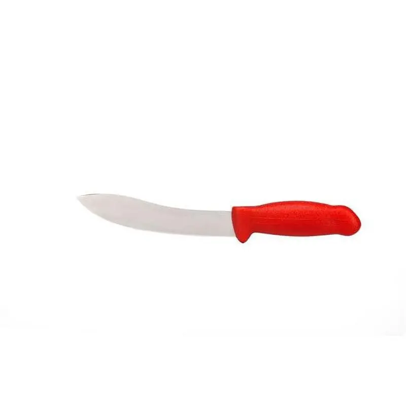 Master Grade Hm-01-17 7-Inch Flexible Skinning Knife For Butchers – Red Handle 1