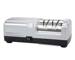 Master Grade Mg-600 Electric Knife Sharpener – 120V, Compact White Design 1