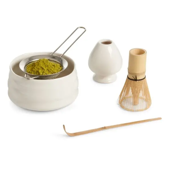 Matcha Tea Gift Set – Ceremonial Grade Powder + Whisk + Bowl 1
