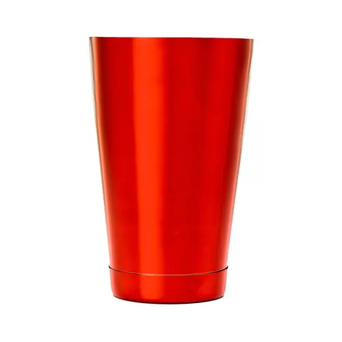 Mercer Culinary M37083Rd Barfly 18 Oz Red Stainless Steel Cocktail Shaker 1