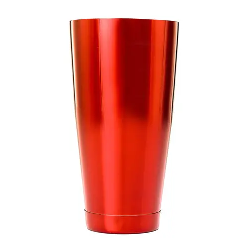Mercer Culinary M37084Rd Barfly 28 Oz Red Stainless Steel Cocktail Shaker 1