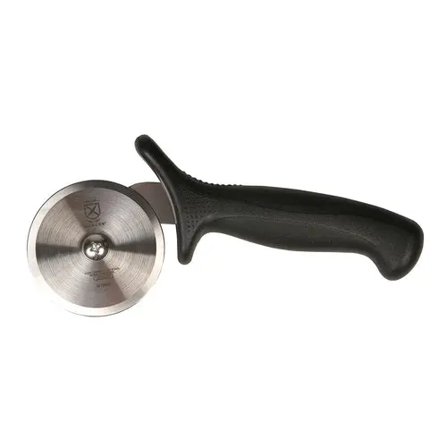 Mercer Culinary Millennia 2-3/4" Black-Handled Pizza Cutter With High-Carbon Steel Blade 1