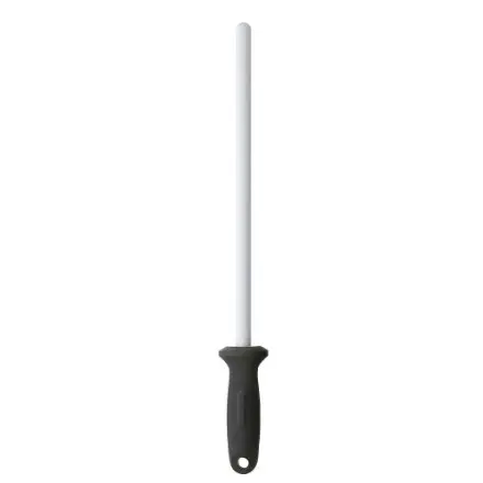 Messermeister 12-Inch Ceramic Sharpening Rod – Cr-12F, 1200-Grit Fine Honing Rod 1