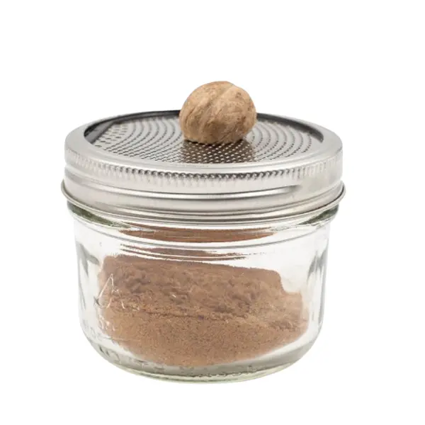 Microplane Stainless Steel Jar Lid Grater 1