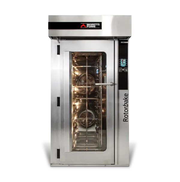 Moretti Forni R14E Electric Rotary Oven With Integrated Rack Trolley 1