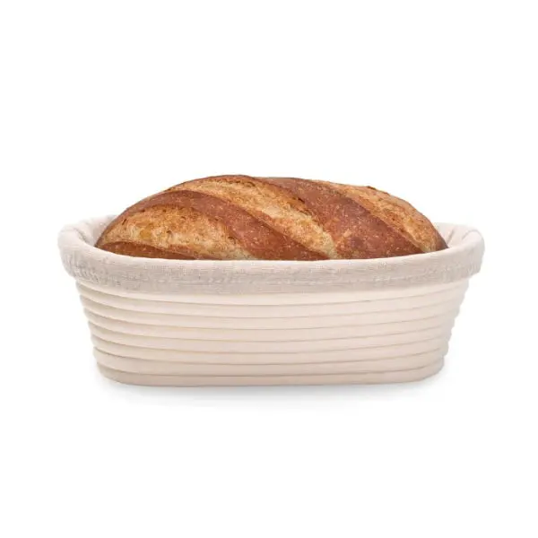 Natural Linen-Lined Proofing Baskets For Sourdough 1