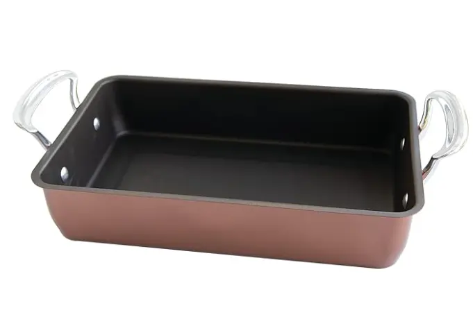 Nordic Ware Large Copper Roaster – Heavy-Gauge Aluminum Roasting Pan 1