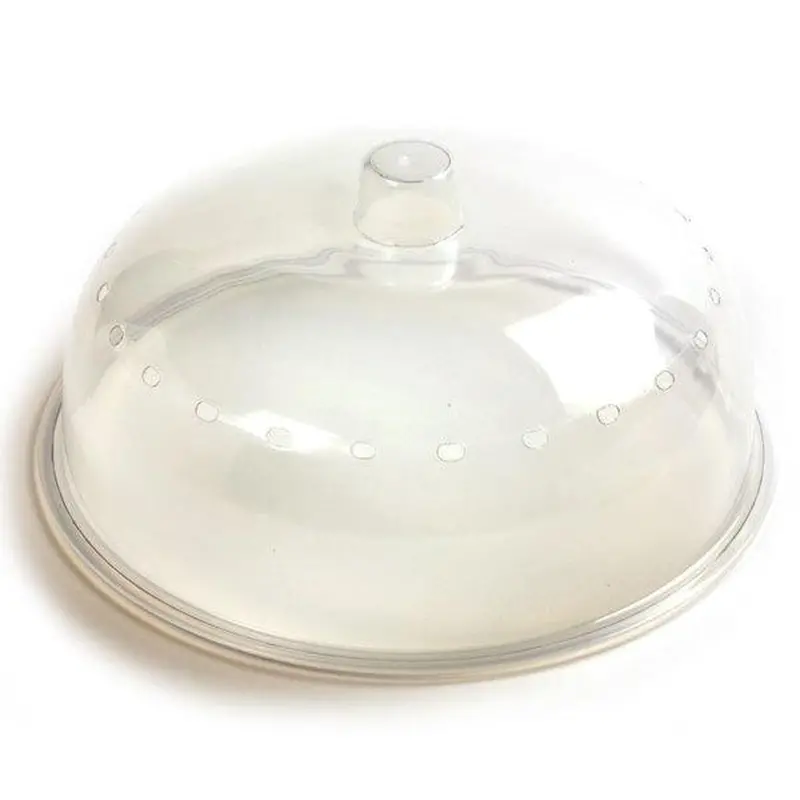 Norpro 9-Inch Microwave Splatter Cover – Ventilated Dome Lid To Reduce Mess And Steam 1