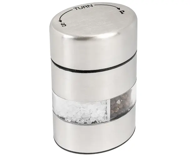 Olde Thompson 4-Inch Stainless Steel Salt And Pepper Grinder Combo 1