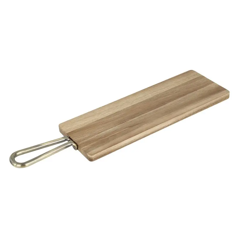 Olympia Acacia Wood Paddle Board – Rectangular, 575X152Mm With Metal Handle (Hx391) 1