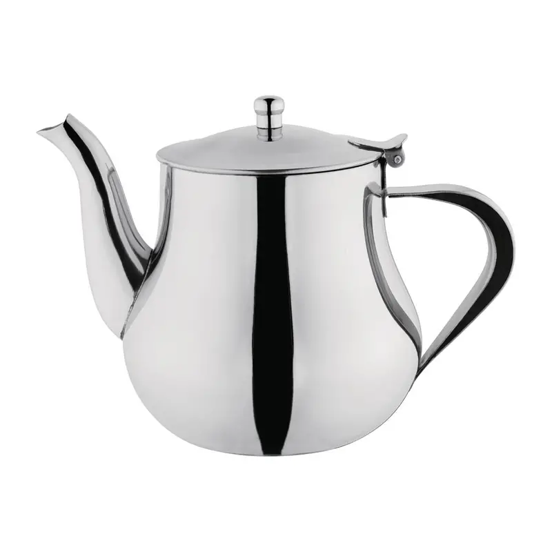 Olympia Arabian-Style Stainless Steel Teapot – 1-Litre Capacity (M982) 1