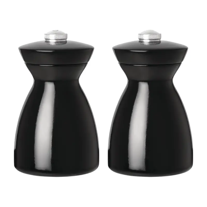 Olympia Dark Wood Salt And Pepper Grinder Set – Handcrafted Pair (Gf258) 1
