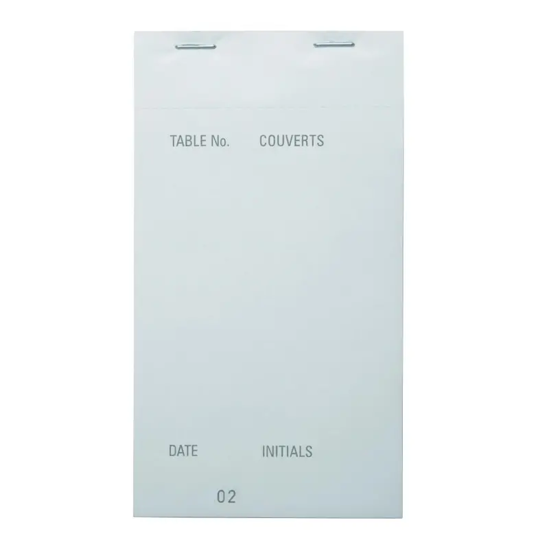 Olympia G523 Recyclable Carbonless Waiter Pad – Large Duplicate Set (50-Pack) 1