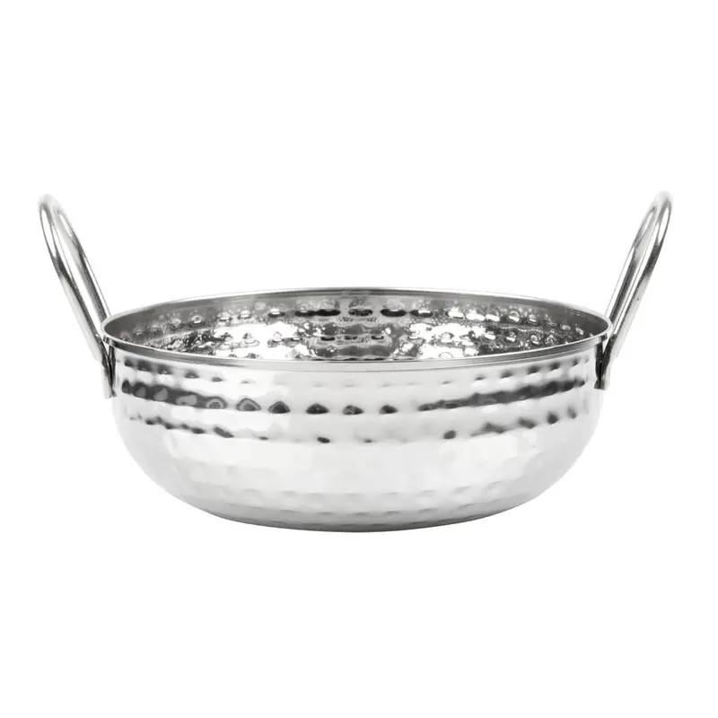 Olympia Hammered Stainless Steel Kadai Dish – 170Mm Diameter (Hy106) 1