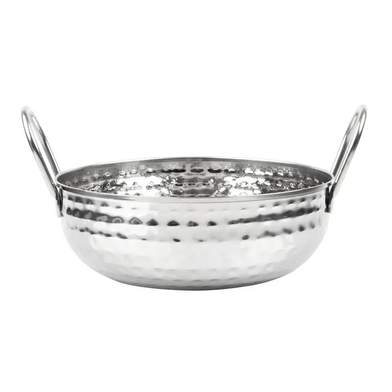Olympia Hammered Stainless Steel Kadai Serving Bowl – 200Mm Diameter (Hy107) 1