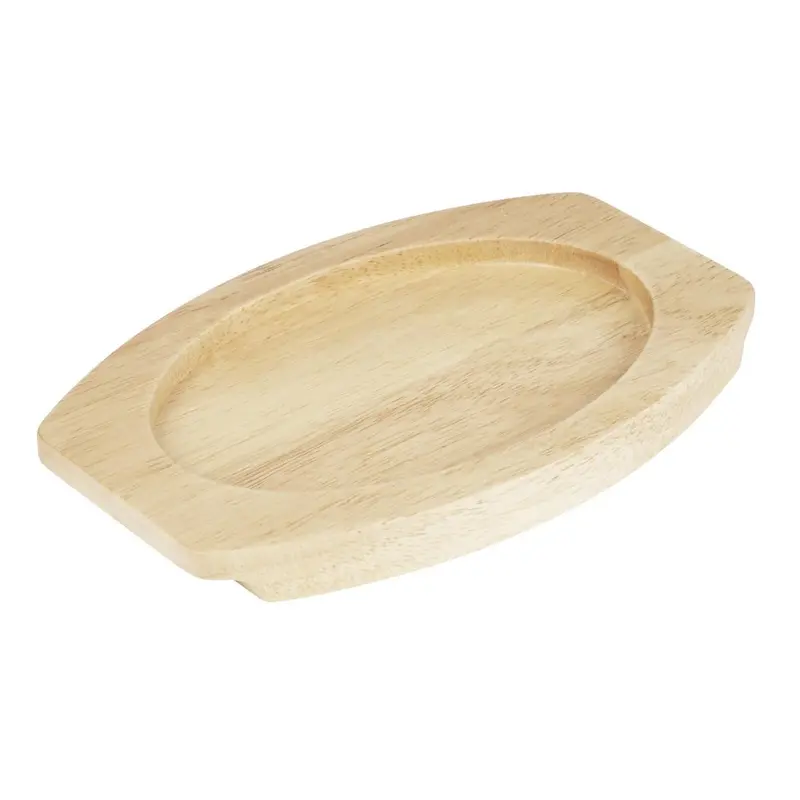 Olympia Hevea Cutting Board For Small Oval Cast Iron Dish – 230X135Mm 1
