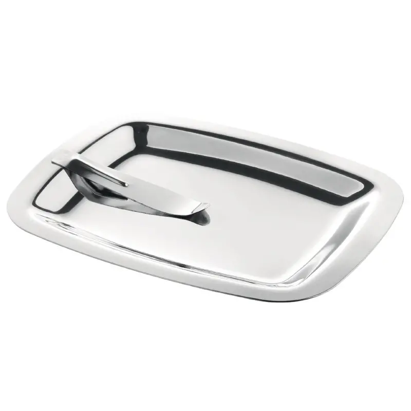 Olympia Square Stainless Steel Tip Tray With Integrated Bill Clip (Cm759) 1