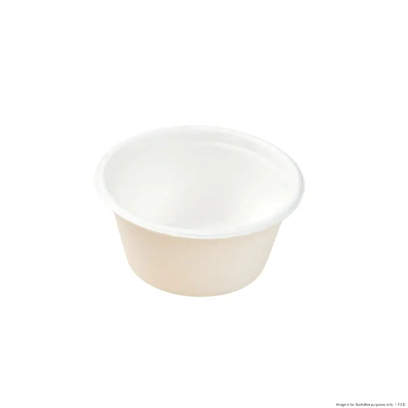 Pakmax 2 Oz Compostable Sugarcane Sauce Cup – Sc-62-2 1