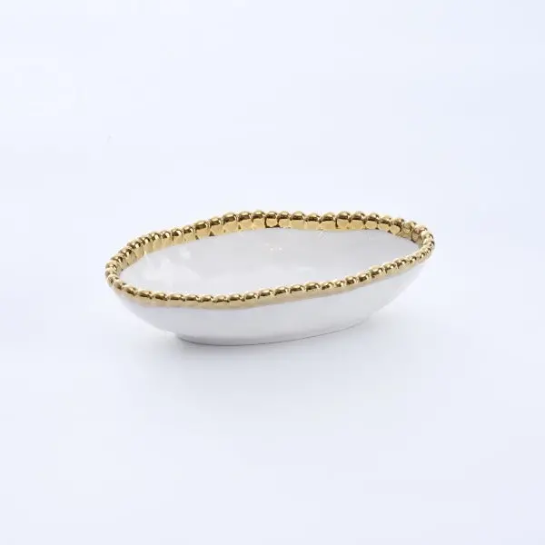 Pampa Bay Golden Salerno Ceramic Serveware Collection 1