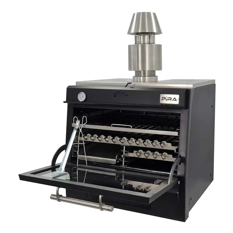 Pira 90 Black Ab Charcoal Oven – Model 500.101 1