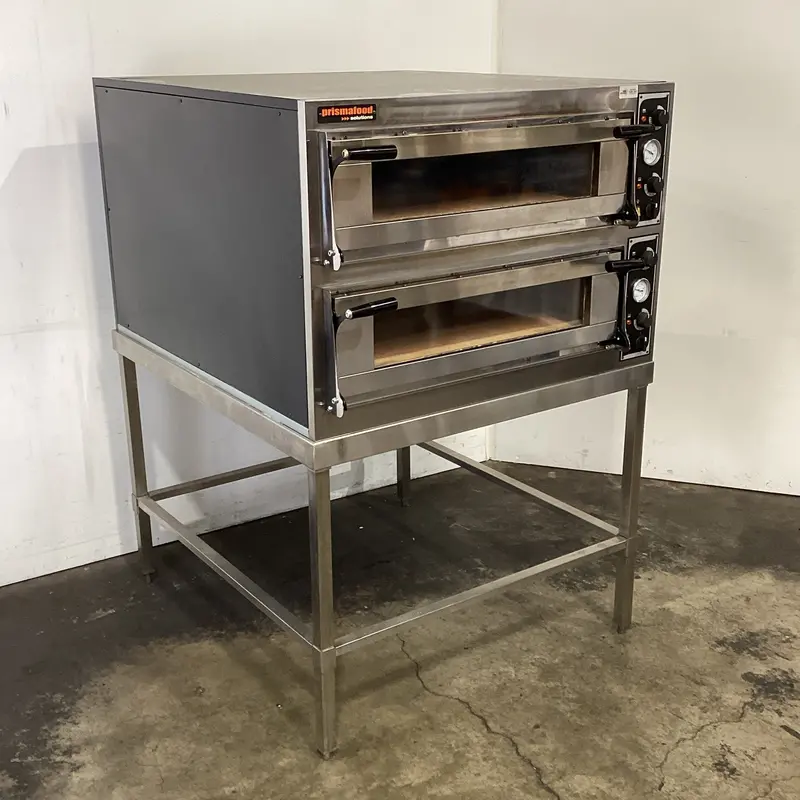Prisma Food Solutions Tp-2-Sd 848747 Deck-Style Pizza Oven 1