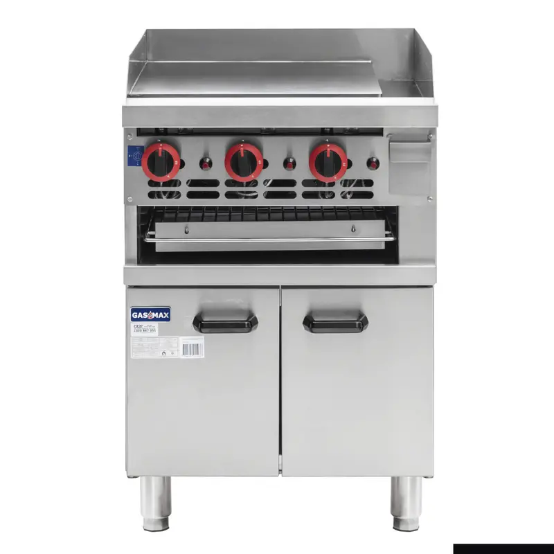 Reduced Gasmax Dual-Function Griddle & Toaster With Cabinet – Ggs-24-Vic947 1