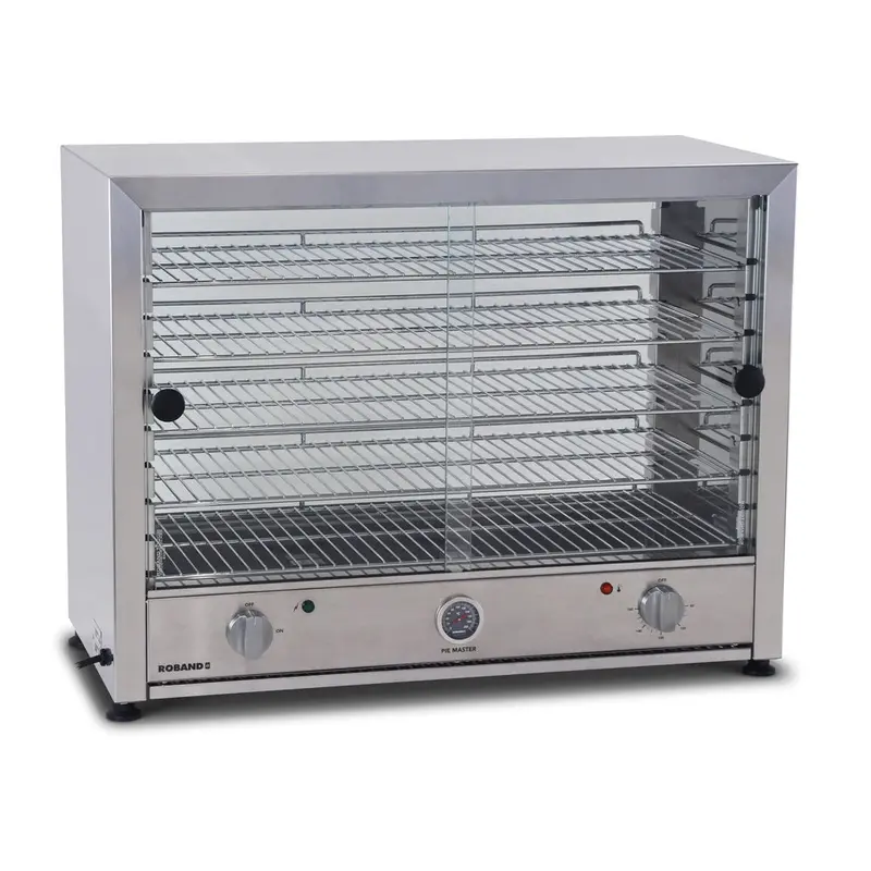 Roband Pm100 Single-Sided Glass-Door Pie & Food Warmer – 100-Pie Capacity 1