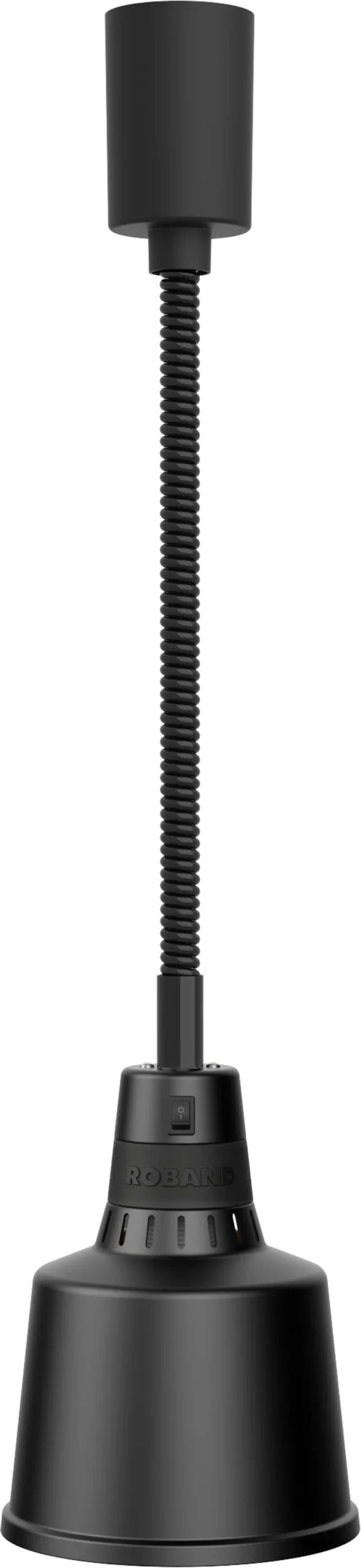 Roband Pr20Bk 200-Series Black Pendant Heat Lamp 1