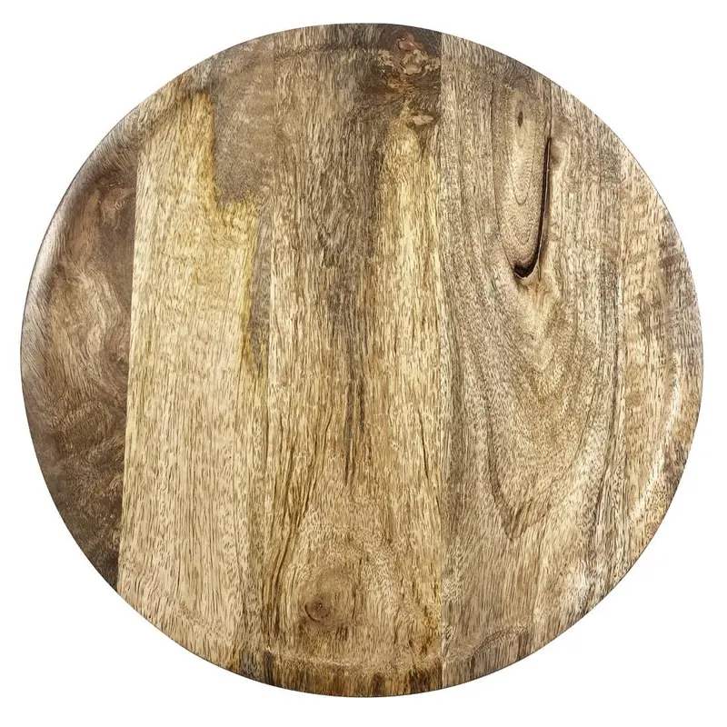 Rotating Mango Wood Cake Stand – 330Mm Diameter, Olympia Collection (Hy756) 1
