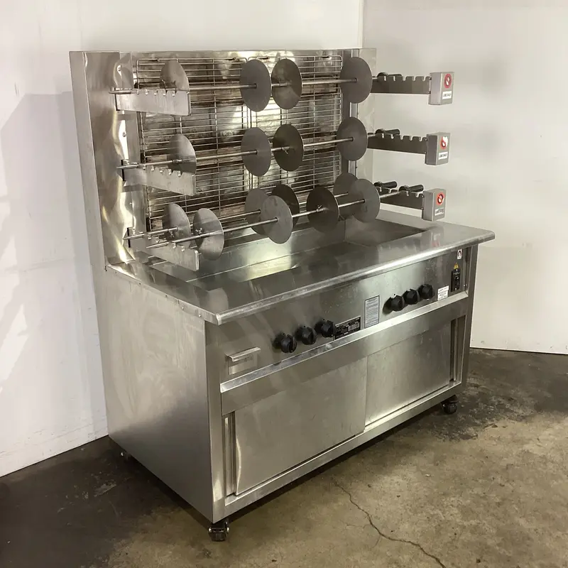 Rotochix Gr-1500 1500Mm Gas-Powered Rotisserie Oven (Model 829466) 1