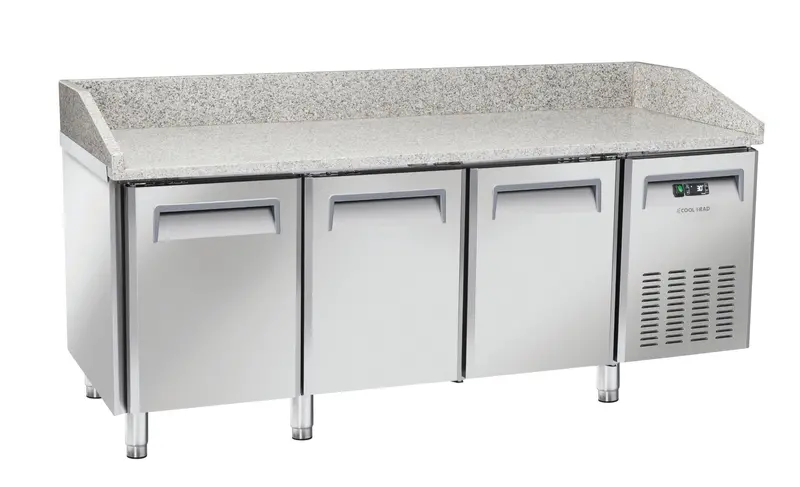 Saltas Three-Door Marble-Top Pizza Prep Fridge – Mpb0030 1
