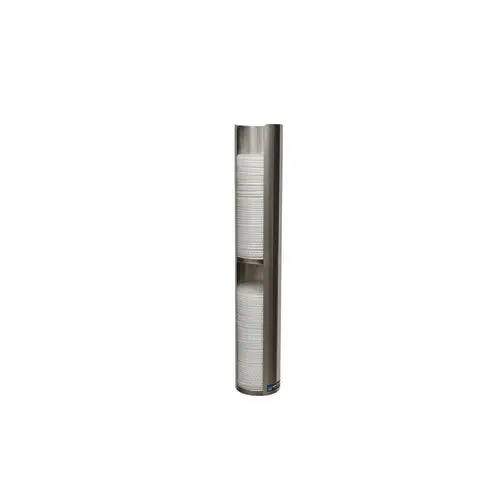 San Jamar L3402 Dual-Lid Wall Mount Dispenser – 6–24 Oz Capacity, Stainless Steel 1