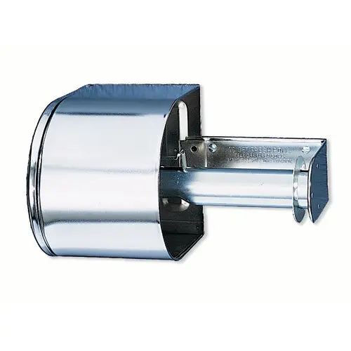 San Jamar R1500Xc Chrome Double-Roll Covered Reserve Toilet Tissue Dispenser 1