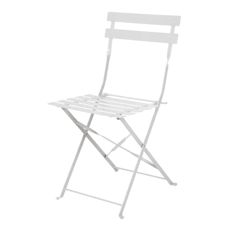 Set Of 2 Bolero Grey Pavement-Style Steel Folding Chairs – Model Gh551 1
