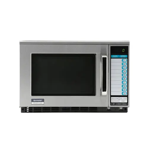Sharp R-22Gtf Commercial Microwave Oven – 1200W, 0.7 Cu Ft Heavy-Duty Unit 1